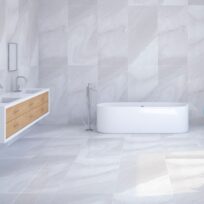 Dazzle Bianco Sugar Lappato Finish Rectified Porcelain Floor Tile 6840