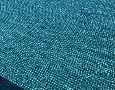 Verde Spanish PVC Dot Mounted Glass Pool-Mosaic 7533