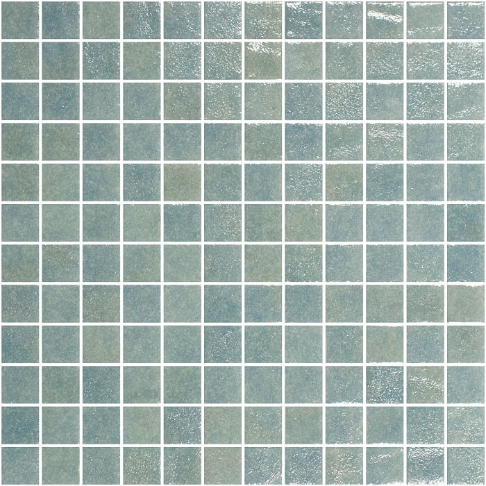 Verde Spanish PVC Dot Mounted Glass Pool-Mosaic 7533