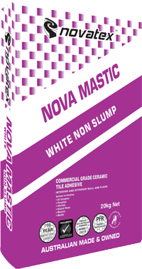 20kg Novatex Nova Mastic White Non Slump Cement Based Tile Adhesive 9150