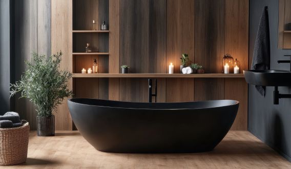 Accent Wall In Bathroom