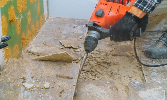 Demolition Of Tiles
