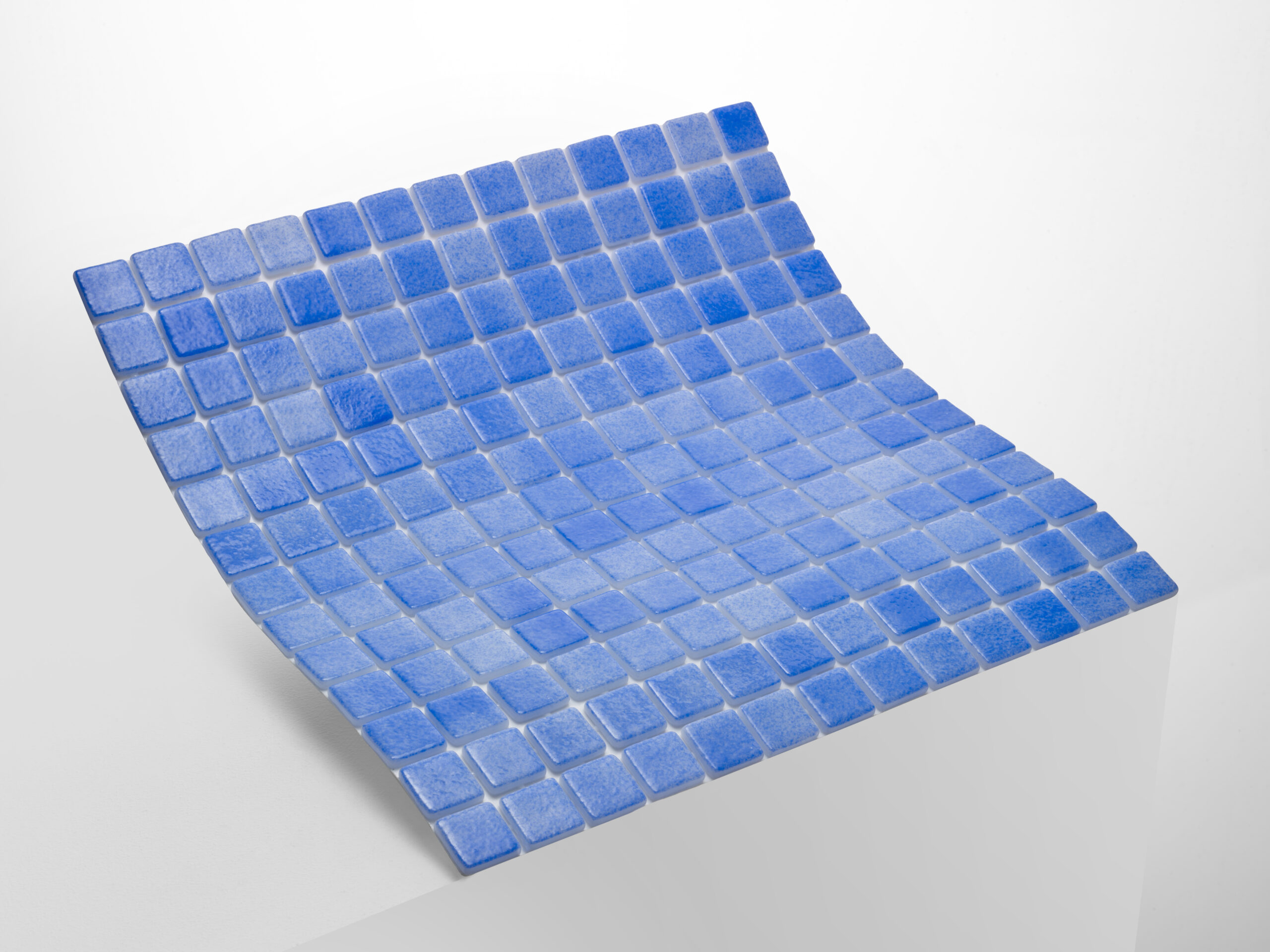 Sky Light Blue Spanish Polyurethane Cord Glass Pool-Mosaic 7086