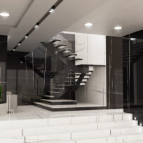 Sahara Noir White Italian Marble Look Polished Rectified Porcelain Wall & Floor Panel |Slab 3266