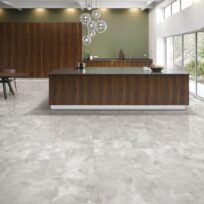 Luxor Grey Honed Concrete Look Rectified Porcelain Tile 3495