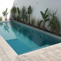 Ocean Green Spanish Polyurethane Cord Glass Pool-Mosaic 7476