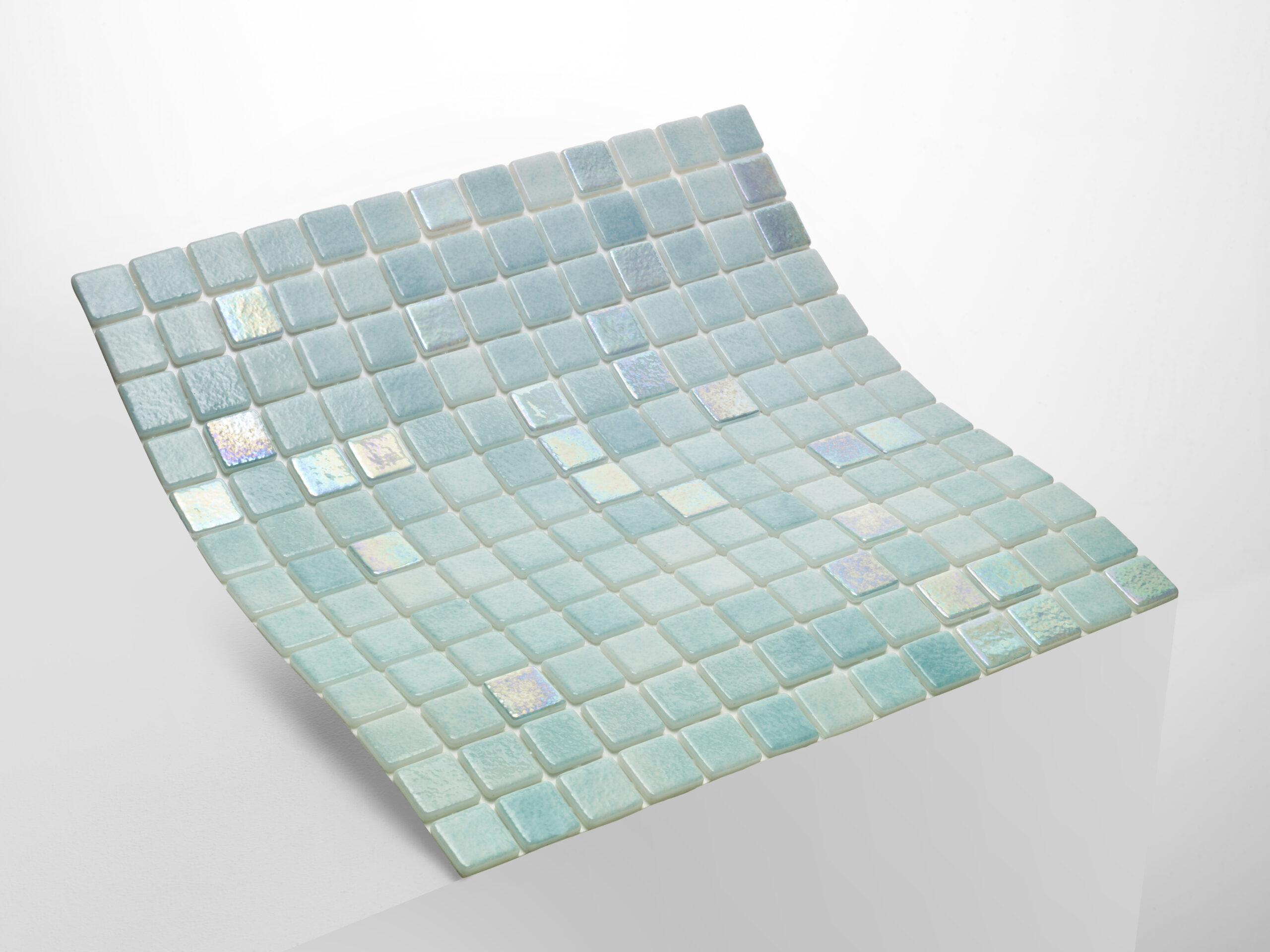 Ocean Green Spanish Polyurethane Cord Glass Pool-Mosaic 7476