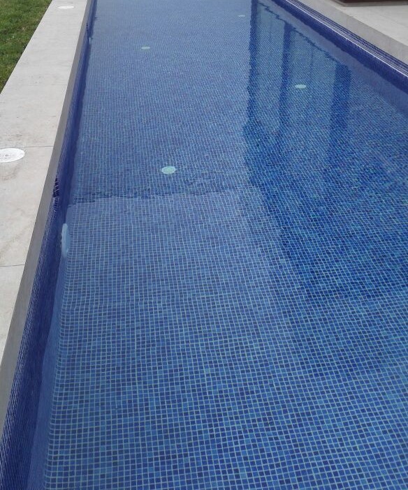 Navy Blue Spanish Polyurethane Cord Pool-Mosaic 7596