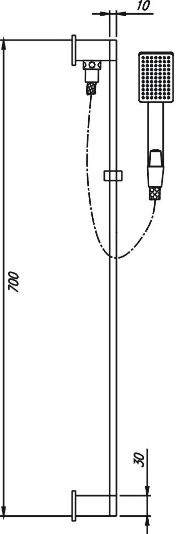 Eric Rail Shower Luxury (SR3-HS11) 9121