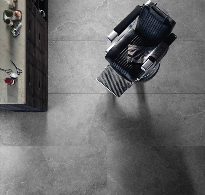 Yosemite Grey Stone Look In/Out Rectified Porcelain Tile 4265