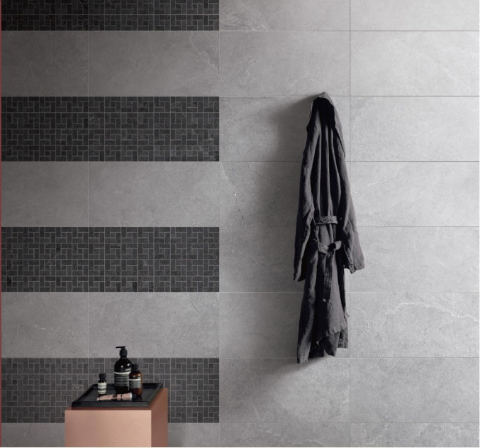 Yosemite Grey Stone Look In/Out Rectified Porcelain Tile 4265