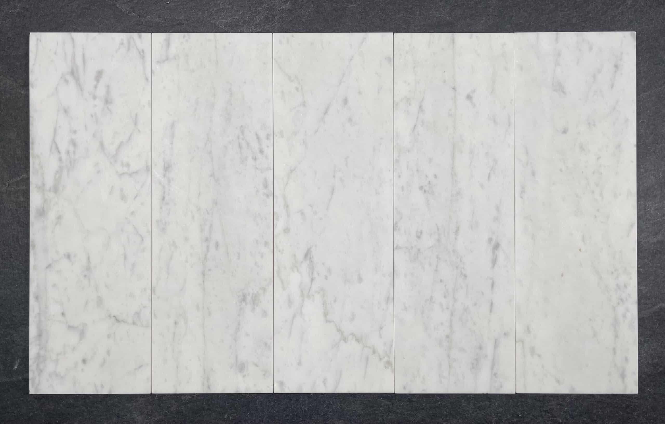 Carrara White Marble Honed Finish 8813