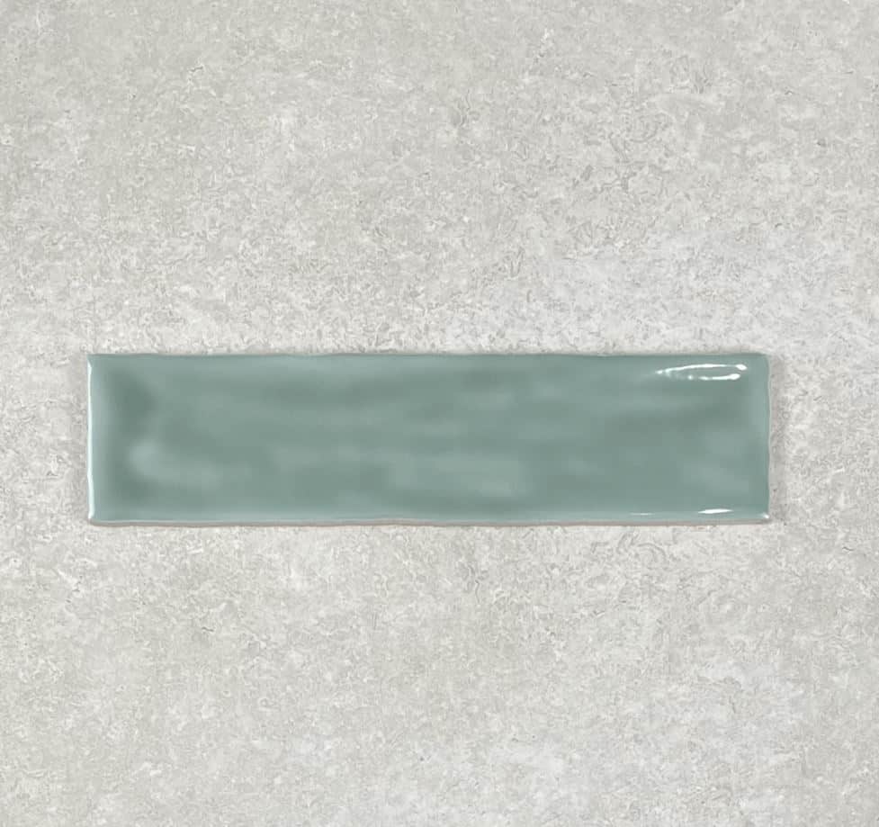 New England Jade Green Gloss Ceramic Subway Wall Tile 4430
