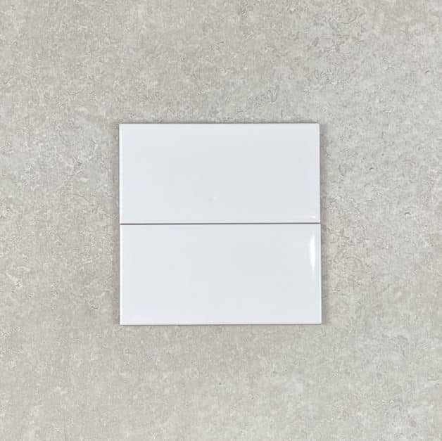 Gloss White Ceramic Subway Wall Tile 4279