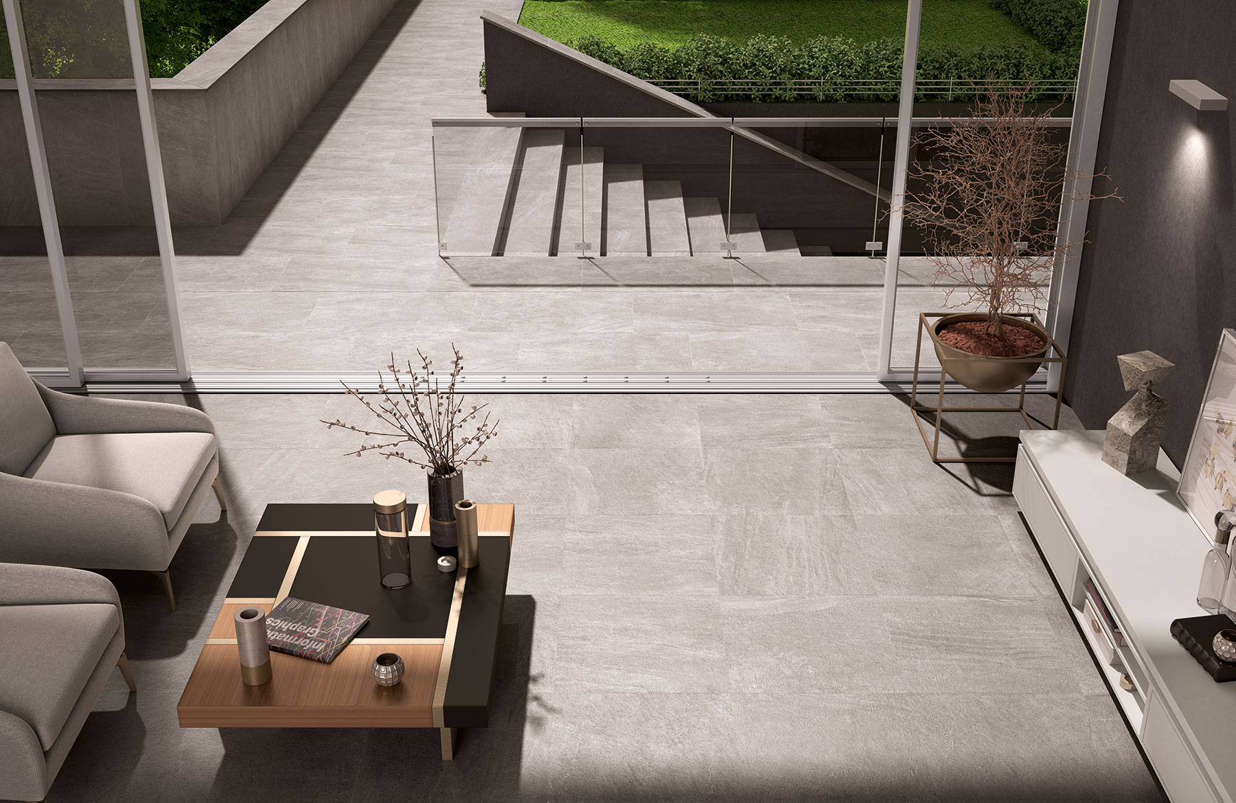 Artisan Grey Indoor/Outdoor Rectified Porcelain Tile 4374