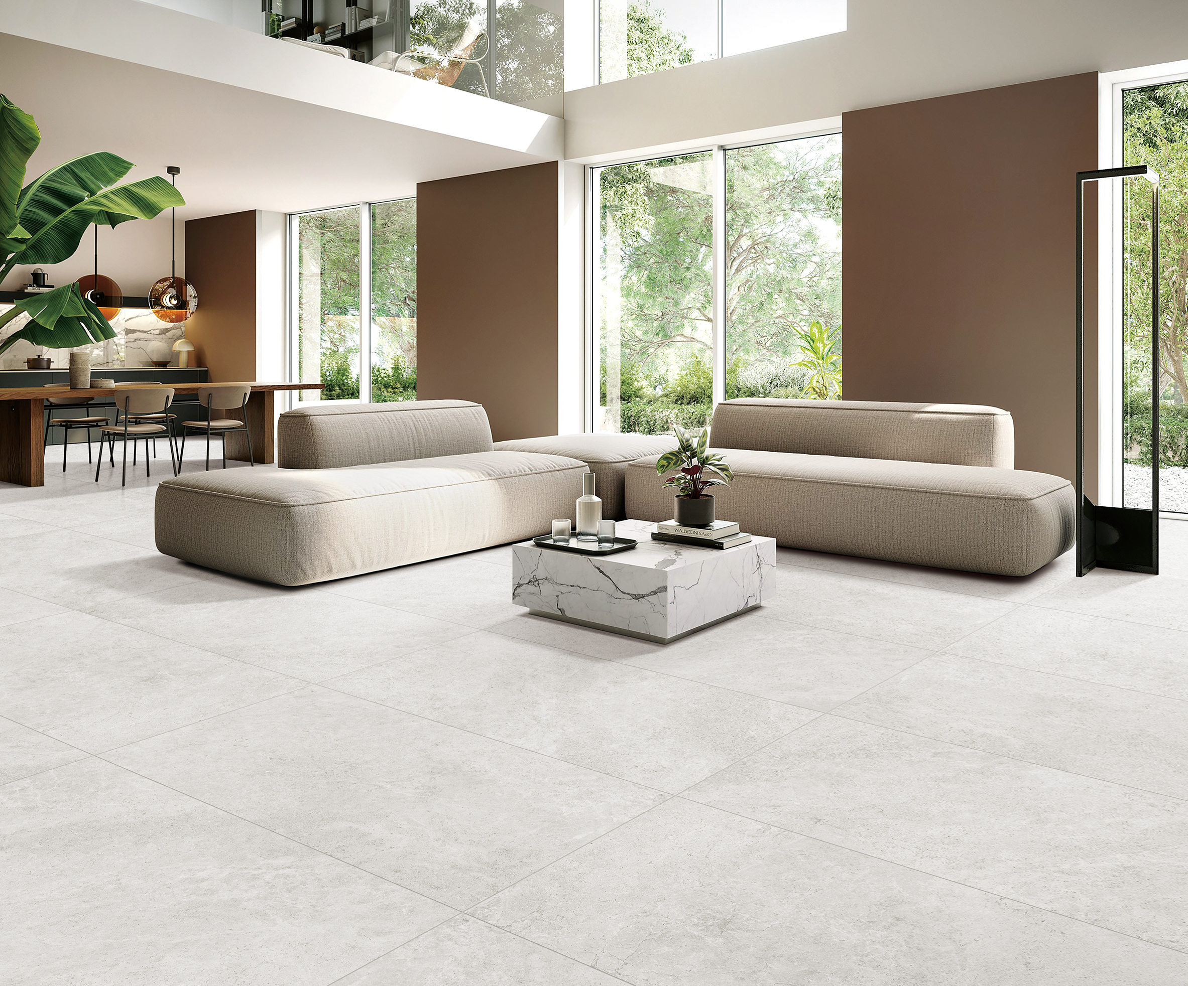 Mineral White Matt Rectified Porcelain Tile 3996