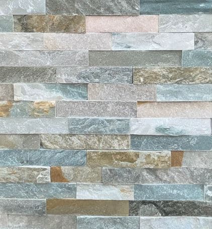 Mixed Grey and Rusty Slate Interlock Stack Stone 8856