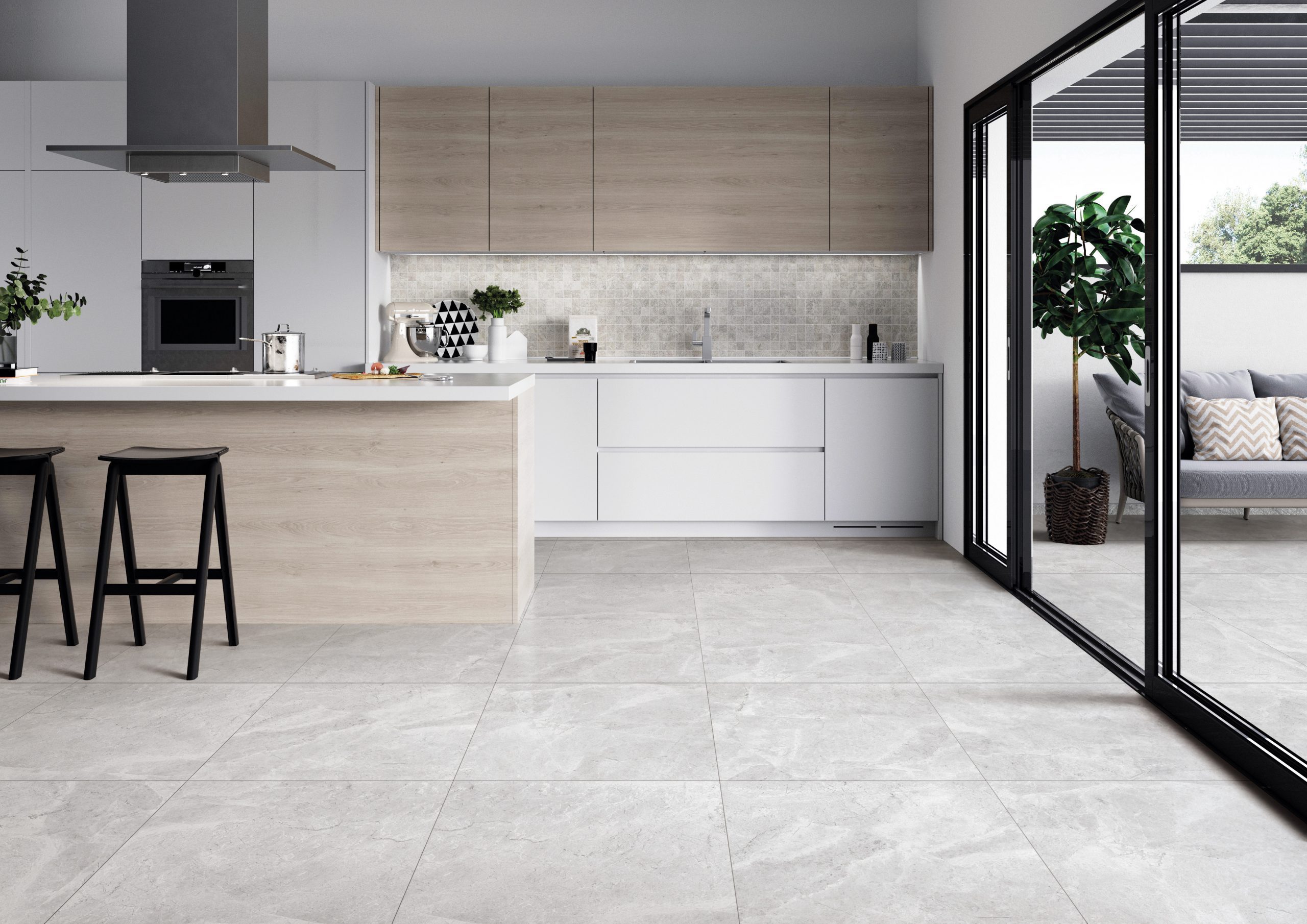 Willow Light Stone Look In/Out Rectified Porcelain Tile 4634