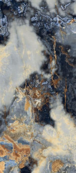 Eternal Blue Marble Look Polished Italian Porcelain Tile 4692