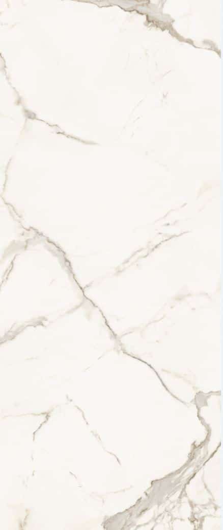 Calacatta Light Glossy Marble Look Polished Rectified Porcelain Wall & Floor Panel | Slab 4773