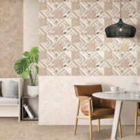 Crema Marble Look Gloss Rectified Ceramic Wall Tile 4708