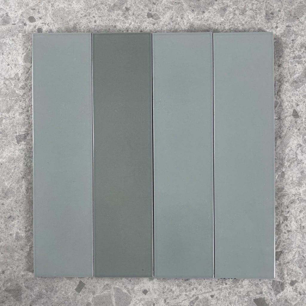 Florence Mint Gloss Spanish  Irregular Edge Porcelain Subway Tile 4841