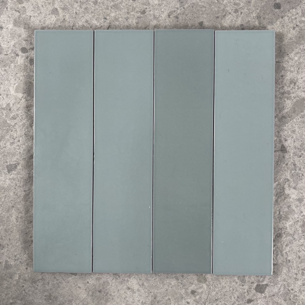 Florence Aqua Gloss Spanish  Irregular Edge Porcelain Subway Tile 4848