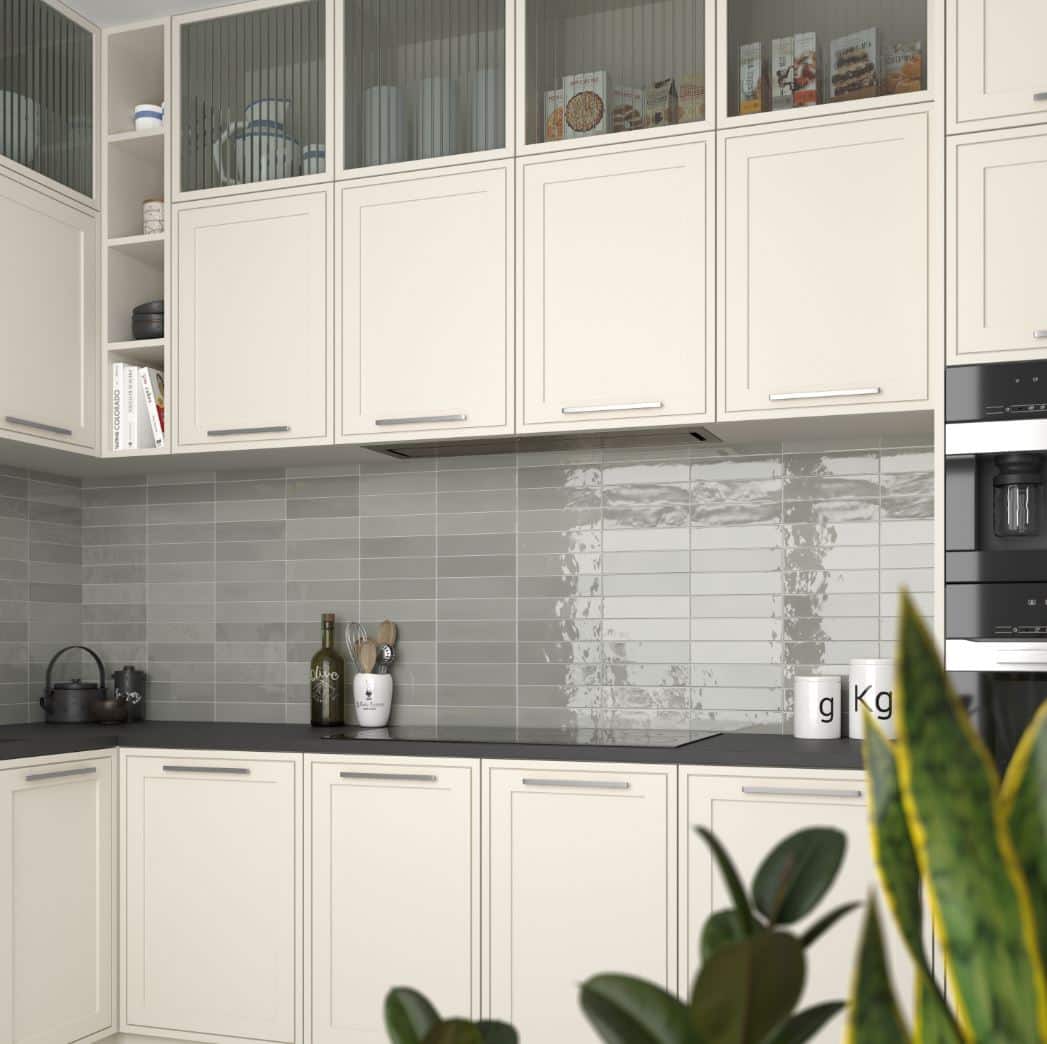 Florence Cement Gloss Spanish  Irregular Edge Porcelain Subway Tile 4846