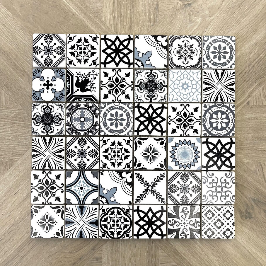 Retro Pattern Stone Mosaic 7736