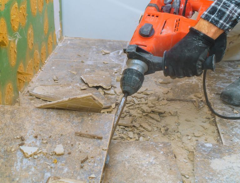 Preparing The Tiling Surface