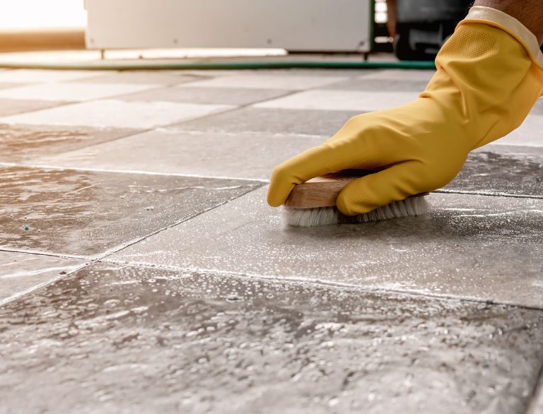 Scrubbing Too Harshly On Tiles
