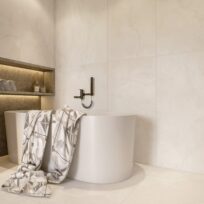 Pietra Beige Stone Look Matt Finish Rectified Porcelain Tile 4903