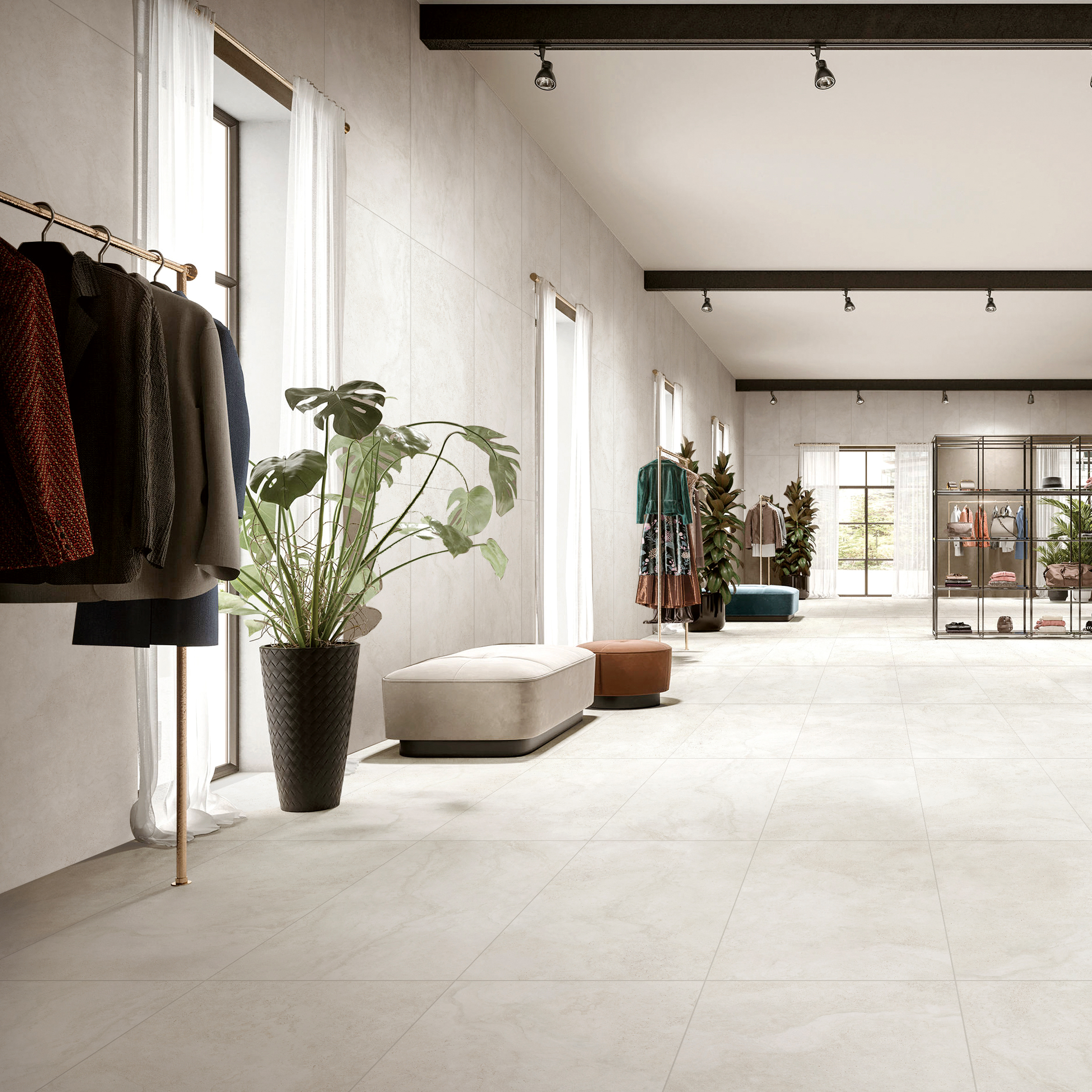 Pietra Beige Stone Look Matt Finish Rectified Porcelain Tile 4903