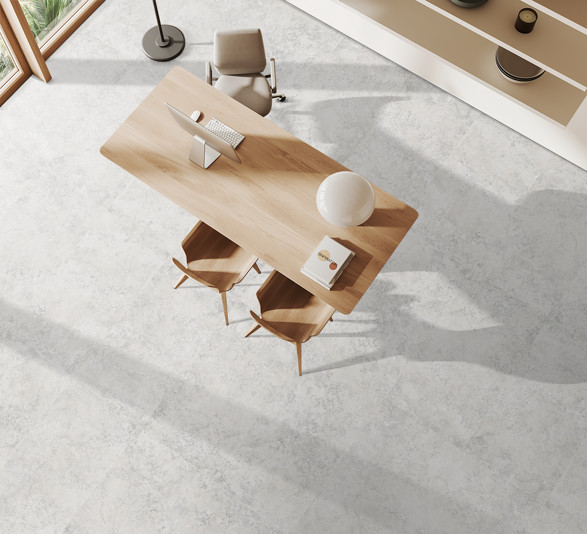 Cortona White Matt Rectified Porcelain Tile 4937