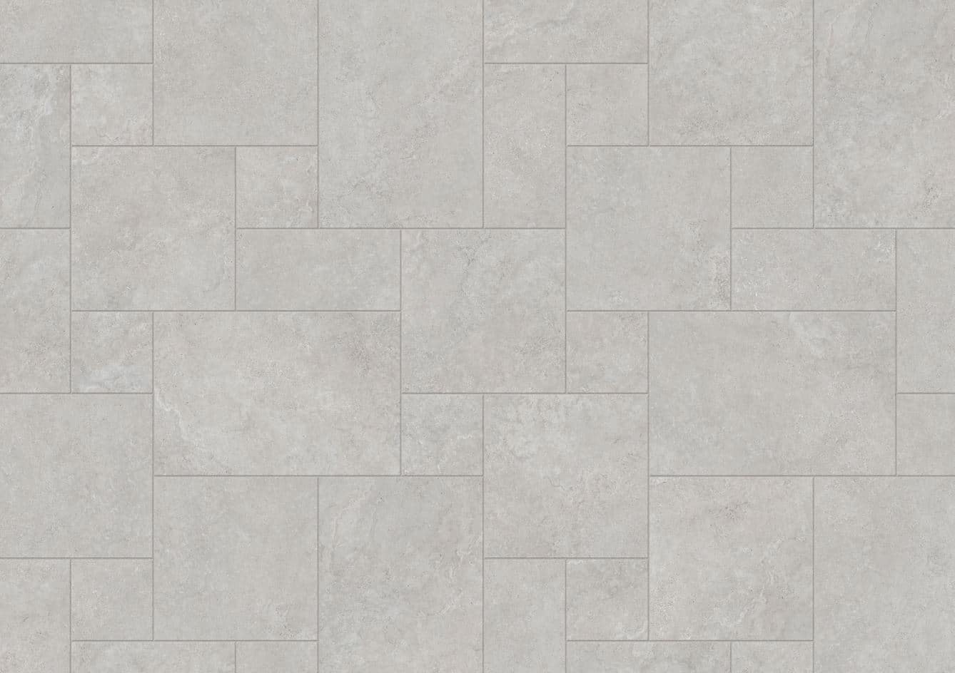 Tibur Cinder Travertine Look IN/OUT French Pattern Porcelain Tile 2387