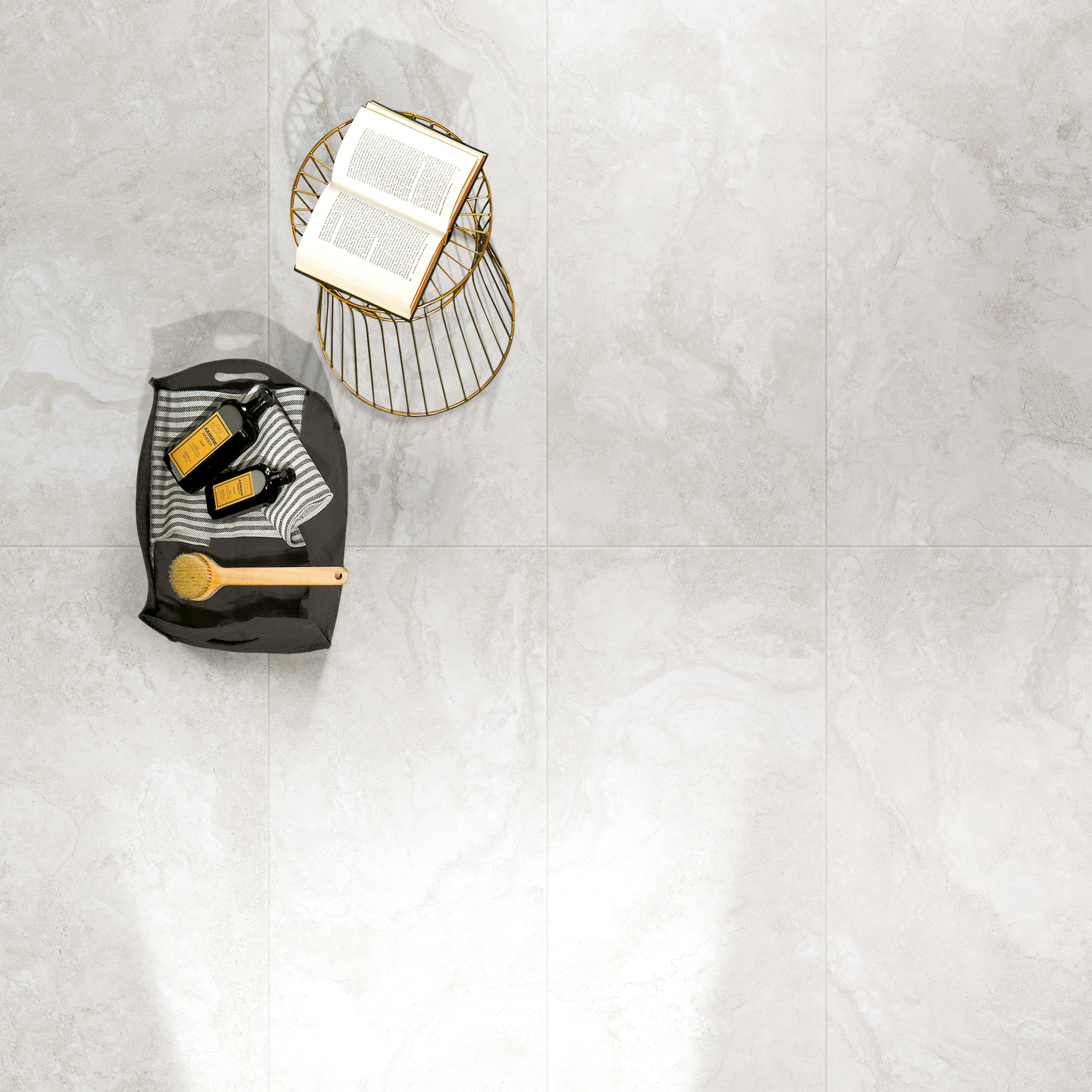 Pietra Ivory Stone Look Rectified Porcelain Tile 4902