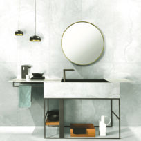 Pietra Ivory Stone Look Rectified Porcelain Tile 4902