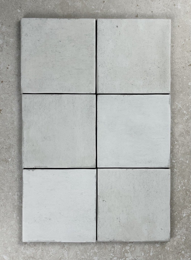 Palma White Matt Spanish Irregular Edge Porcelain Zellige Tile 4931