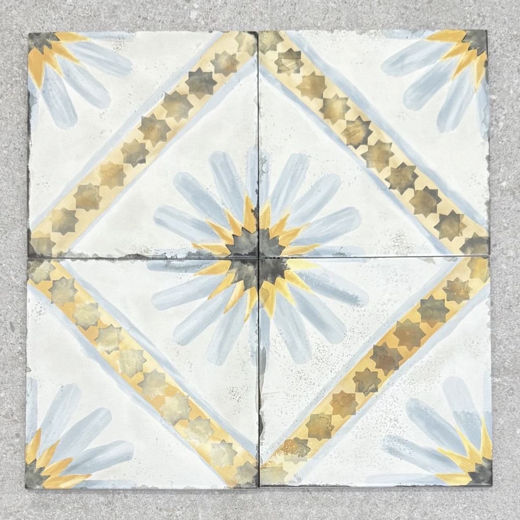 Retro Sunflower Matt Non
Rectified Glazed Porcelain Wall & Floor Tile 4438