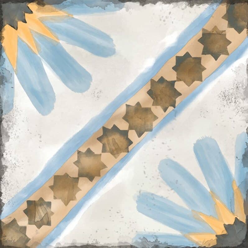 Retro Sunflower Matt Non
Rectified Glazed Porcelain Wall & Floor Tile 4438