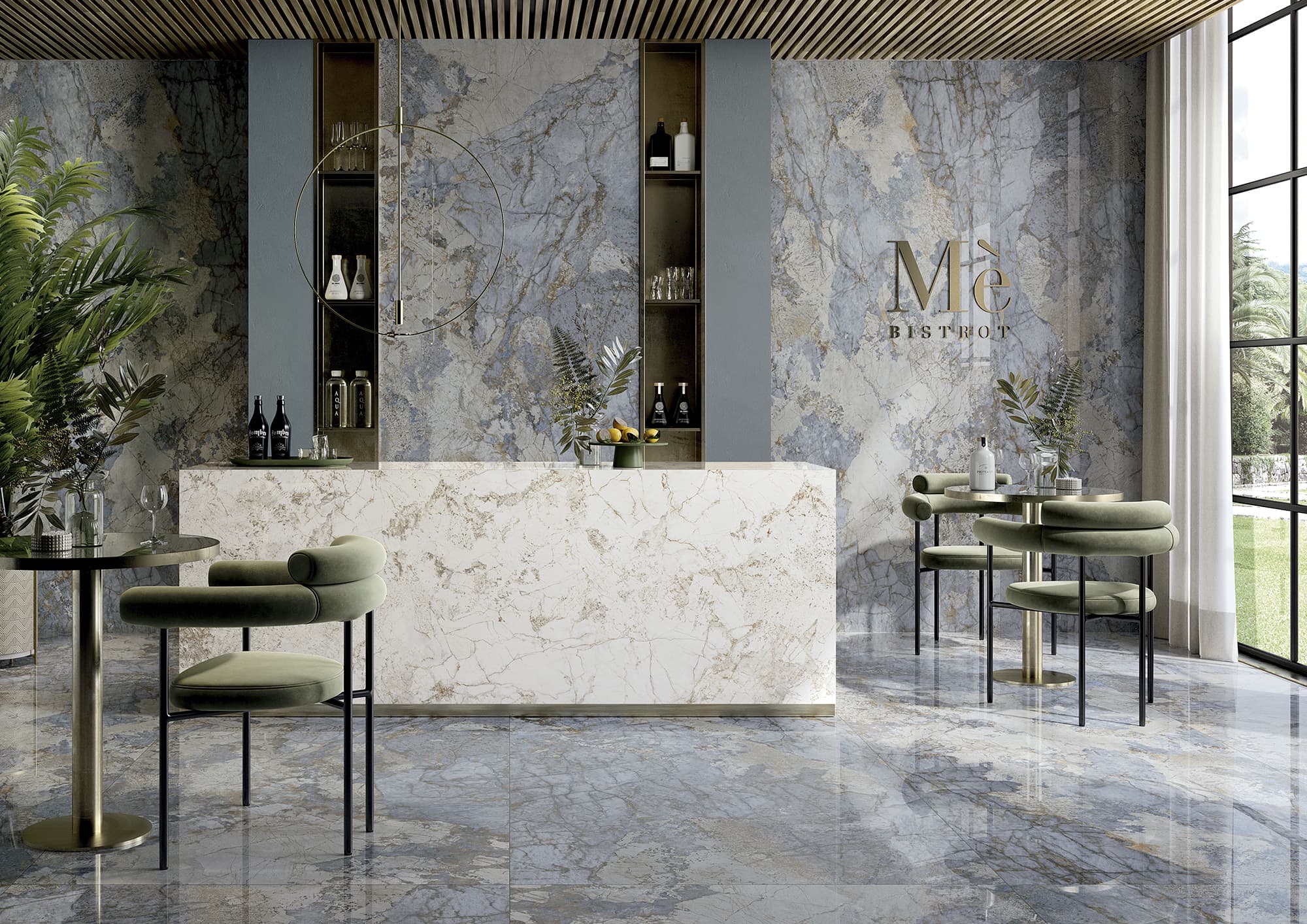 Gemstone Ocean Lappato Italian Rectified Porcelain Slab 2370