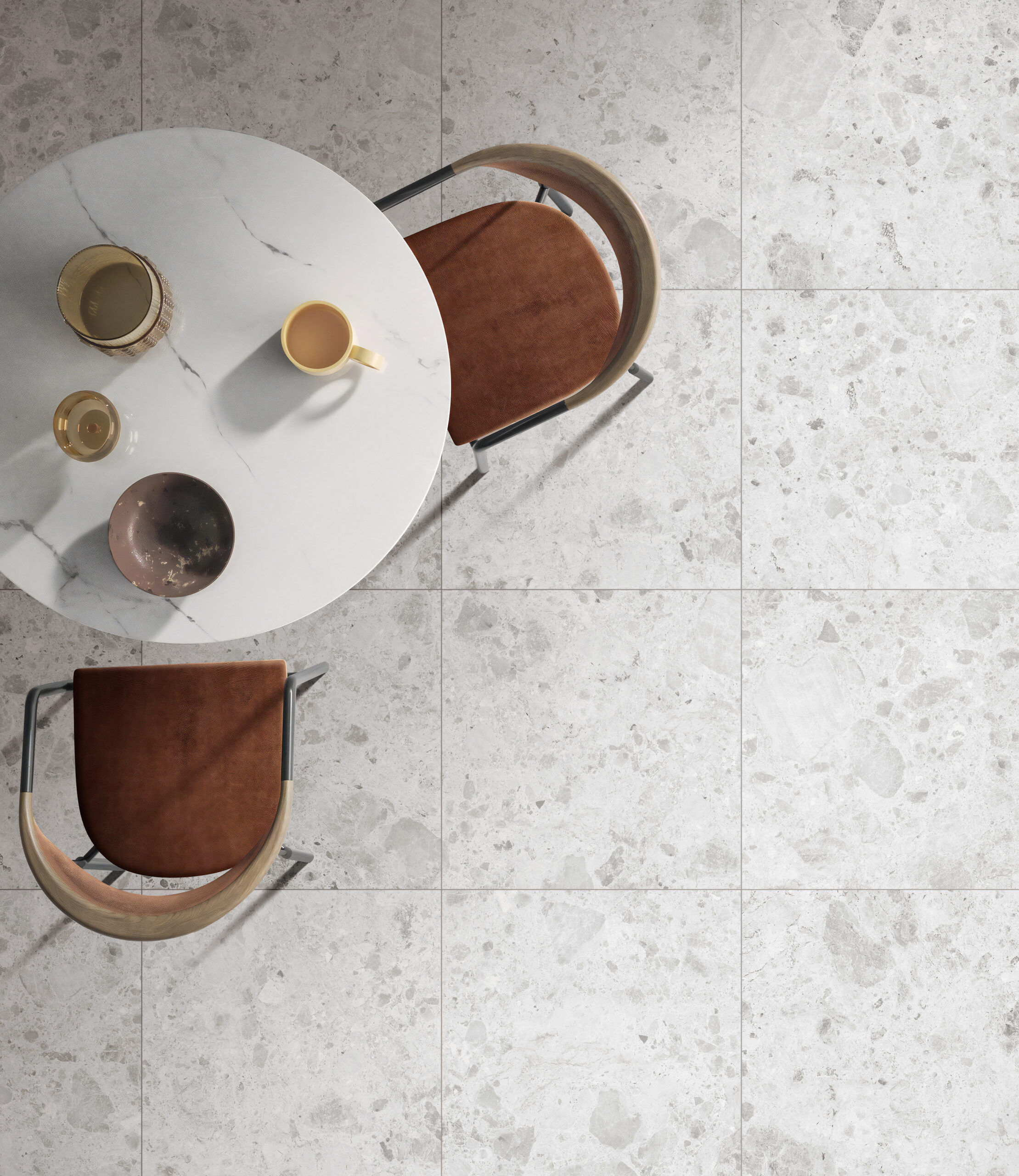 Balmoral White In/Out Matt Rectified Porcelain Tile 2501