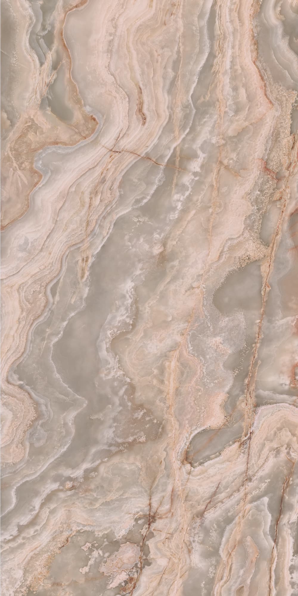 Onice Iride Malaga Onyx Marble Look Lappato Italian Rectified Porcelain Slab 2321