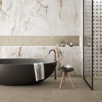 Pisa Gold Marble Look Lux Polished Spanish Porcelain Slab 2302