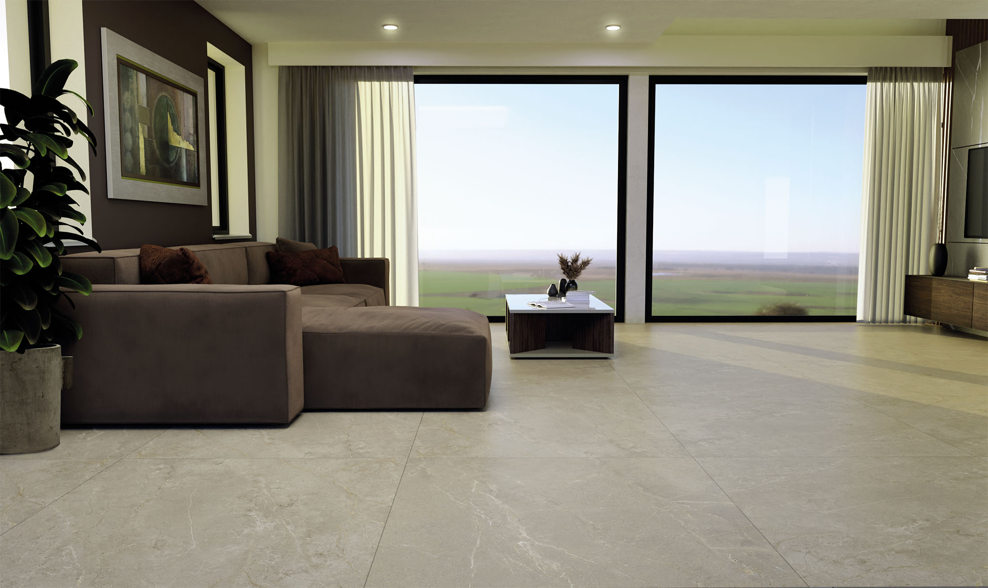 Dream Ivory Matt Italian Rectified Porcelain Slab 2360