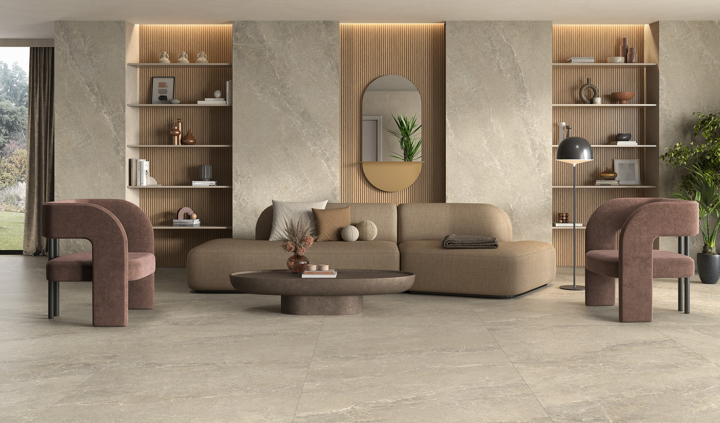 Dream Ivory Matt Italian Rectified Porcelain Slab 2360
