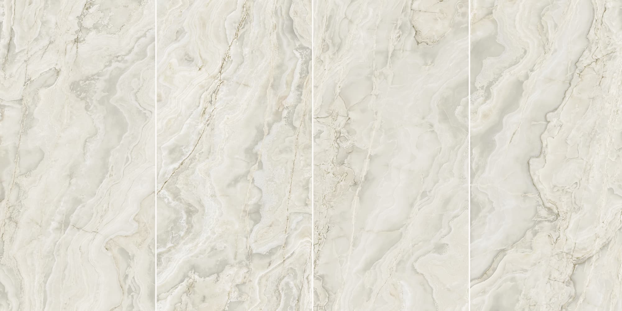 Onice Iride Avorio Onyx Marble Look Lappato Italian Rectified Porcelain Slab 2374