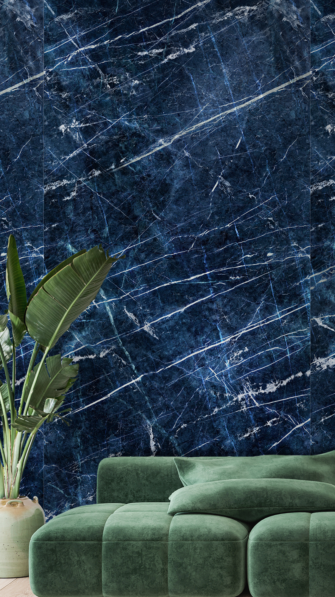 Royal Sodalite Polished Italian Rectified Porcelain Slab 2482