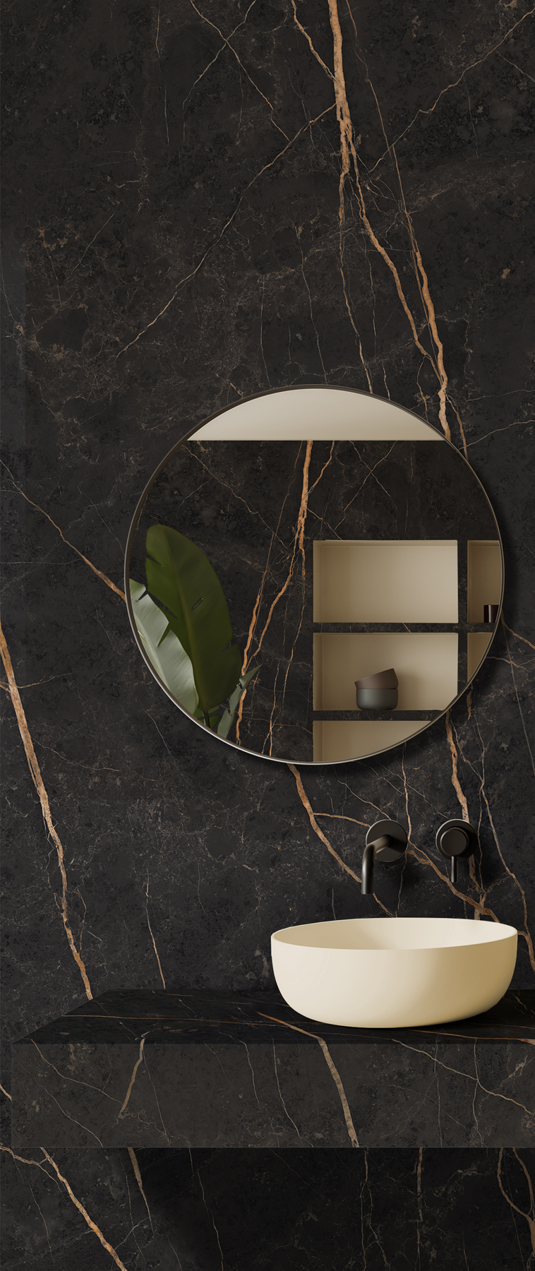 Saint Laurent Polished Italian Rectified Porcelain Slab 2483