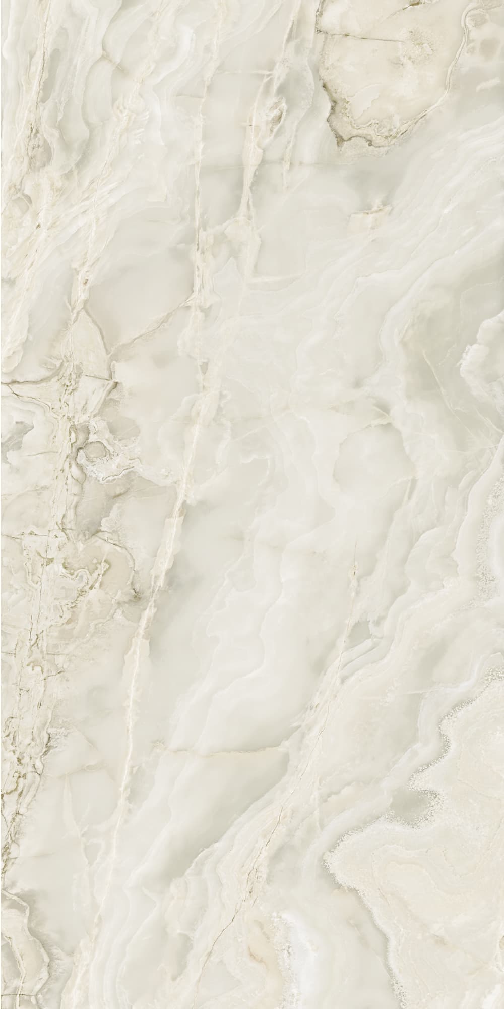 Onice Iride Avorio Onyx Marble Look Lappato Italian Rectified Porcelain Slab 2374